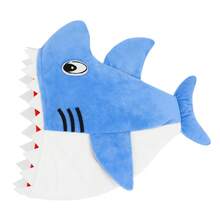 Funny Shark Plush Head Mask Party Performance Prop - Perfect Gift - Birthday Gift - Ideal Gift - Surprise Gift - Holiday Gift - Couple Gift - Halloween Gift - Christmas Gift - Exquisite Gift For Game Lovers - Gift - Multicolor - View 12