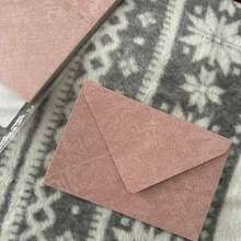 10/20/50/100Pcs Blush Pink Tree Grain Texture Envelopes, Specialty Paper Invitation Envelopes For Wedding, Birthday, Baby Shower, Greeting Cards & Gift Cards Card Sleeves Cash Envelopes Stationery - Rectangle - View 10