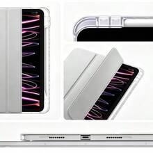 1pc 3-Fold Tablet Protective Case, Transparent Hard Shell With Stand Function, Shockproof & Anti-Drop, Pen Slot Storage, Compatible With Honor Pad X8a, Honor Pad X9, Honor Pad V9 11.5 Inch 2025, Honor Pad X9 Pro 2025, Honor Pad X8 Pro, Suitable For Daily Entertainment, Learning And Work Use - Multicolor - View 5