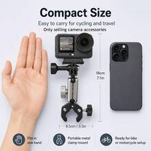 Bicycle Riding Mount Compatible With Insta360 ACE Pro 2, Action 5/4 Camera, Motorcycle Riding - View 5