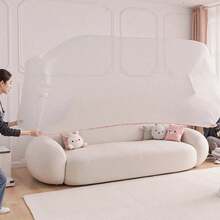 3/2/1pc Extra Large Elastic Dust Cover, Suitable For Sofa/Air Conditioner/TV/Motorcycle/Bicycle, Indoor And Outdoor Use, Made Of High-Quality Durable Material, All-Season Use, Multi-Functional Snug-Fit Design Protective Cover, Stretchable Sofa Protector - Multicolor - View 4