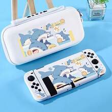 Ốp lưng bảo vệ mềm Shark cho máy chơi game Switch/Oled/Lite, vỏ bọc chống va đập mặt sau, phụ kiện bảo vệ thân máy - Xem 7