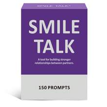 SMILE TALK Card Couples Tabletop Game|150 Conversation‑Starter Cards For Date Night, Deepen Bond & Strengthen Your Relationship | Conversation Game For Valentine's Day, Christmas & Anniversary, Perfect For Couples And Spouses - Violet Purple - View 1