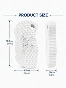 3D 魔力沐浴海綿工具,身體去角質海綿,去除死皮、按摩、清潔與去角質,適用於淋浴清潔,溫和身體護理產品,深層清潔,旅行浴室配件 - 彩色 - 查看 8