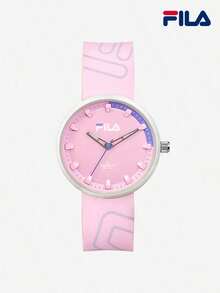 FILA FLS38-344 Fashion Sports Quartz Watch, 9mm Slim Fit, Comfortable Silicone Strap, 3-Color Waterproof - Round Face Watch - View 9