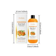 Persimmon Fresh Body Wash, With Persimmon, Rosemary Leaf And Lavender Extracts, Herbal Formula With Refreshing Texture, Non-Irritating, Deep Hydration, Gentle Nourishing, Smooth And Delicate Moisturizing Cleansing For All Skin Types, 100ml - Persimmon - View 6