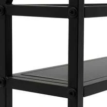 WUPYI2018 Estante para vino y estante para copa de vino - Negro - Ver 9