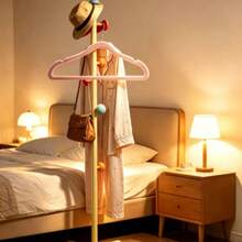 Premium Flocked Hanger, Non-Slip Thin Felt Coat Hanger, Sturdy Heavy-Duty Suit & Jacket Hanger, Durable Closet Storage Accessory, Suitable For Home Storage & Closet Management 1pc - View 3