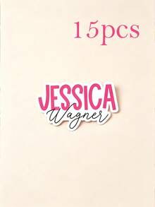 Personalized Name Label Stickers, Customizable Colorful Stickers, Suitable For Water Bottles, Gift Box Decoration, Multi-Functional Fashion Stickers - Multicolor - View 8