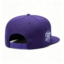 Topi Baseball New Era 9FIFTY dengan Pinggiran Datar yang Dapat Diatur, Topi Fashion Unisex 72119 - Purple - View 3