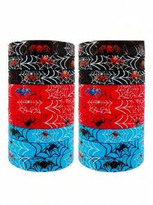 Superhero Silicone Wristband, Cartoon Spider Pattern Silicone Bracelet - Multi-color - View 4