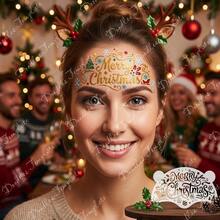 Christmas Holiday Magic! 6pcs DIY Christmas Painting Stencil Set - Create Christmas Party Decorations, Cards And Crafts In Minutes! Suitable For Gift Box Decoration, Canvas, Fabric, Greeting Cards And Home Decor. Reusable Plastic Craft Stencils - Sets - View 5