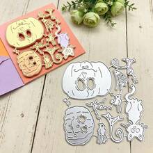 Halloween Theme Pumpkin Head Metal Cutting Die Template For DIY Photo Albums, Gift Boxes, Paper Cards, Greeting Cards, And Scrapbooking - DX573 - View 5