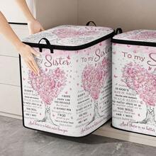 1pc Large Capacity Star-Shaped Lid Storage Box, Foldable Organizer Bin, Suitable For Blankets And Quilts, Equipped With Durable Zipper, Perfect Holiday Home Gift, Can Be Used For Under-Bed Storage. Storage Box With Lid, Storage Bin With Lid, Extra Large Quilt Organizer, Storage Box With Lid, Storage Box, Storage Box With Lid, Storage Cabinet, Medicine Storage Box, Box-Style Storage, Storage Bin, Cabinet - Multicolor - View 7