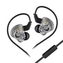 KZ Dawn - 1DD IEM Earphone Berkabel dengan Peredam Kebisingan Panggilan Definisi Tinggi, Suara Stereo HiFi, Jack 3.5mm, Cocok untuk Komputer, Gaming, Pemutar Musik (Versi Terbaru) - Hitam - Edisi Standar - View 9