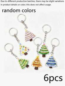 12/6/1pc Christmas Tree Keychain Gift Set, Suitable For Christmas Party, Birthday Party, Wedding, Christmas Tree Decoration, Theme Party, Thanksgiving, New Year, Christmas Party Favors, Holiday Party And Holiday Scene Decoration - A - View 9