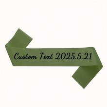 Customized Glitter Ribbon, Can Be Written According To Your Requirements, Multiple Colors, Wedding Bride Gift, Happy Birthday Ribbon, Bachelorette Party Decoration, Parade Banner, Ideal Gift For Graduation Ceremony - Multicolor - View 22
