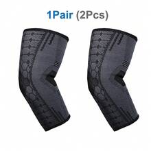 2pcs Adjustable Elbow Braces, Unisex Elbow Compression Sleeve Wrap, Suitable For Outdoor Sports, Basketball, Tennis, Volleyball, Baseball, Weightlifting, Golf, Fitness Training - Multicolor - View 14