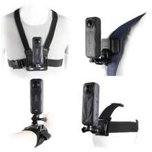 Action Camera Universal Accessories, First-Person View Chest Strap, Neck Mount Bracket, Helmet Mount Bracket, Cycling Action Camera Mount, Wrist Mount, Action Camera Accessories, Compatible With Xiaoyi, And Other Action Cameras - View 11