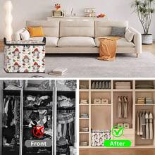1pc Large Capacity Star-Shaped Lid Storage Box, Foldable Organizer Bin, Suitable For Blankets And Quilts, Equipped With Durable Zipper, Perfect Holiday Home Gift, Can Be Used For Under-Bed Storage. Organizer Box With Lid, Storage Box With Lid, Extra Large Quilt Organizer Bin, Storage Box With Lid, Storage Box, Storage Box With Lid, Storage Cabinet, Medicine Storage Box, Box-Style Storage, Storage Bin, Cabinet - Multicolor - View 8