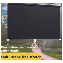 Black Suction Cup Sun Shade, Easy Installation Without Drilling, Suitable For Car And Home Windows, Heat Insulation And UV Protection, Freely Adjustable, PVC Material, Modern Style, Applicable For Bedroom And Other Rooms - Multicolor - View 7