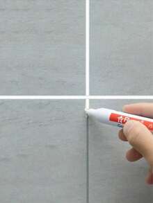 2pcs/Waterproof Ceramic Tile Joint Pen, White Tile Repair Pen With Anti Mold Filling, Easy-To-Use Gelatin Grout, Suitable For Bathroom And Kitchen Tiles, Compatible With Other Material Surfaces - Multicolor - View 4