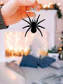 Llavero de acrílico con diseño de araña negra de Halloween, llavero de estilo gótico, llavero de estilo oscuro, colgante creativo para bolso, llavero personalizado de nicho, colgante con elemento de Halloween, llavero artesanal, regalo para pareja/mejor amigo, colgante personalizado para llave de coche, colgante de estilo oscuro para chica, pequeño regalo creativo de vacaciones, accesorio versátil para bolso, llavero peculiar, colgante de estilo oscuro, estilo gótico - Multicolor - Ver 9