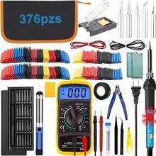 Kit De Herramientas De Soldadura 60W Con Cautín Y Multímetro Digital Ajustables - Tipo de Enchufe A USA (110-127V) - Ver 1