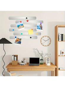 Magnetic Memo Board, Self-Adhesive Magnetic Strip, Photo Wall, Office Bulletin Board, Suitable For Calendar, Documents, Self-Adhesive Magnetic Strip, Suitable For Office, Bulletin Board, Photo Wall, Documents And Refrigerator - Multicolor - View 6