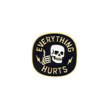 Gothic Skeleton Sarcastic Quote Enamel Pin,Fashion Metal Decorative Pins For Backpack Bag Jacket Clothing, Perfect Gift For Men Women Friends - Multicolor - View 5