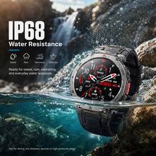 JIAYAOO Men's Outdoor Sports Smart Watch, 1.56‑Inch Large Screen, Built‑In 1000mAh Super Large Capacity Battery, Supports BT Calling, Voice Assistant, Bright LED Flashlight, Compass, Multiple Sports Modes, IP68 Waterproof, Compatible With IOS Phones Android - View 8