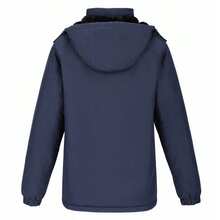 CAMEL CROWN Women's Ski Jacket Waterproof Warm Coat Winter Fleece Snow Coat Hooded Snowboarding Jacket - Navy - View 3