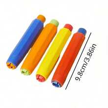 5/10/30pcs Retractable Teacher's Colored Chalk Holder With Ultra-Fine Round Head Dust-Free Chalk - Random Colors (For Blackboard, For Writing & Drawing) - Organization For Educators, Chalk - Multicolor - View 3