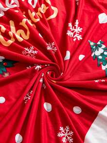 1pc Christmas Santa Claus Sofa Cover, Anti-Scratch & Anti-Bite For Cats And Dogs, Elastic Spandex Sofa Protector For Living Room, L-Shaped Chaise Lounge Sofa Pad, Full Coverage For 1/2/3/4 Seater - Red - View 10