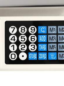 40kg Commercial Digital Pricing Scale With LCD Display - White - View 7