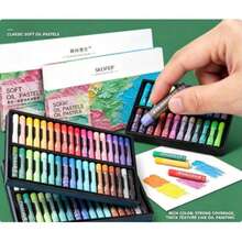 48/36/24/12pcs Vibrant Oil Pastel Set - Rich, Creamy Texture, Suitable For Artists, Beginners And Students - Ideal For Painting, Sketching And Mixed Media Art, Unleash Their Creativity - Multicolor - View 3