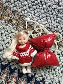 1pc Plush Doll Keychain Bag Charm DIY Jewelry Decoration Suitable For Girls' Wallet Pendant - Multicolor - View 21