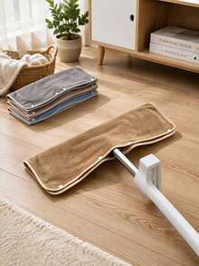 Water Squeegee Floor Mop Replacement Cloth Cover, Broom Cover, Super Absorbent Coral Fleece Non-Shedding Floor Cleaning Rag, Housekeeping Cleaning Use - A - View 10