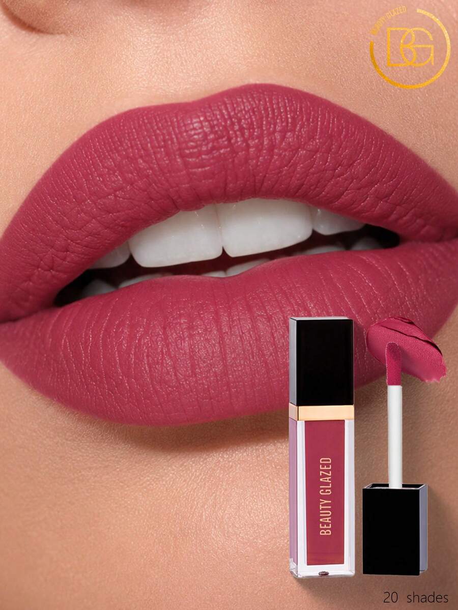 beauty glazed Velvet Matte Liquid Lipstick, Waterproof Quick-Drying Non-Sticky Full Coverage Lip Gloss, Long-Lasting Matte Lipstick, Suitable For Women - #105 - View 1