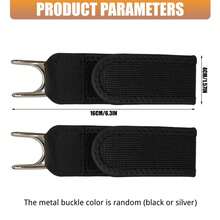 1/2pcs Unisex Buckle-Free Elastic Waist Belt, Metal Hook Stretch Belt, Comfortable And Easy To Use, Valentine's Day Gift For Men - Multicolor - View 2