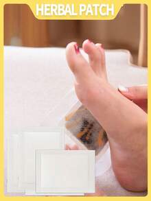 10pcs/Box Herbal Body Care Patches, Deodorizing And Foot Care Patches. They Are Lightweight And Comfortable, Fitting Snugly To Keep The Body Feeling Fresh And Moisturized. These Daily Care Patches Are Convenient To Carry And Use. - Herbal Body Care Patch - View 2