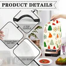 1pc Food Processor Juicer Dust Cover, Home Food Processor Dust Cover, Dust-Proof Anti-Fouling Washable, Beautiful And Dirt-Resistant - Multicolor - View 5