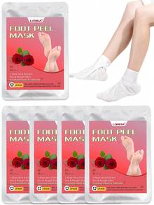 5 Pasang Masker Kaki Eksfoliasi, Kaus Kaki Kaki Pengelupas dengan Lidah Buaya, Krim Pelembap Kaki - View 10