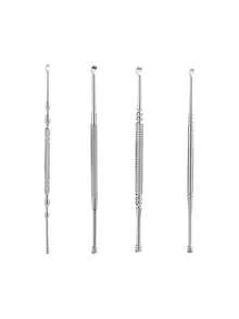 2 Pieces Of Stainless Steel Tongue Coating Cleaner And Tonsillolith Removal Tool, With Anti-Slip Handle, Portable Design, Comfortable Grip Handle, Durable Equipment, Ergonomic Handlex, Tongue Scraper, Teeth Cleaning Tool, Travel Toothbrush - Multicolor - View 13