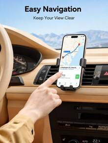 3/2/1pc Secure Anti-Drop Car Phone Holder, 360° Rotating Air Vent Phone Navigation Mount, Universal Phone Holder Compatible With 4.7-6.5 Inch Models, Durable Material, Anti-Vibration Anti-Shake Anti-Slip, Convenient One-Hand Operation, Silicone Soft Pad Protects Phone, Suitable For Multiple Smartphone Models, Ideal Gift For Drivers, Thoughtful Gift For Father, Car Accessories, Phone Holder, Car Interior Decoration - Multicolor - View 3