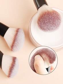 ronshadow 7pcs Multi-Function Makeup Brush Set With 4 Dual-Ended Brushes, Angled Powder Brush, Base Brush, Retractable Blush Brush, Soft Bristles, Portable For Home And Travel - Multicolor - View 4