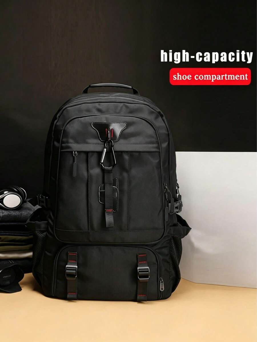 Men's Functional Backpack Hiking Outdoor Climbing Bag New Large Capacity Expandable Travel Carry-On Backpack Travel Bag 80L - Multicolor - View 1