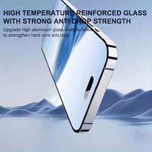 Yezodawee 2pcs High Definition Tempered Glass Screen Protector, Compatible With Phone 18 Pro Max/Phone 18 Pro/Phone 17 Pro Max/17/16 Pro Max/16 Pro/16 Plus/16/15 Pro Max/14 Pro Max Full Series, Anti-Fingerprint, Anti-Scratch, Anti-Peeping, Easy Installation, Phone Privacy Protection Film - Clear - View 4