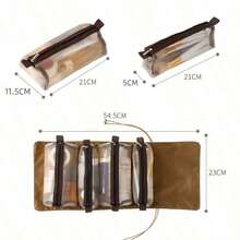 4-In-1 Detachable Makeup Bag. Can Be Used To Organize And Store Cosmetics,Makeup Bag, Large Capacity Makeup Bag,Cosmetics Storage Box,Makeup Brush Storage Bag,Large Capacity Storage Bag,Holiday Essentials,Travel Bag,Travel Essentials,Gifts For Women - Multicolor - View 3