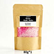 1/2/3 Packs Rose-Infused Sea Salt Foot Soak - 80g, Deep Cleansing & Moisturizing Bath Bomb For Dry, Cracked Feet - Perfect Gift For Women - Various Style - View 8